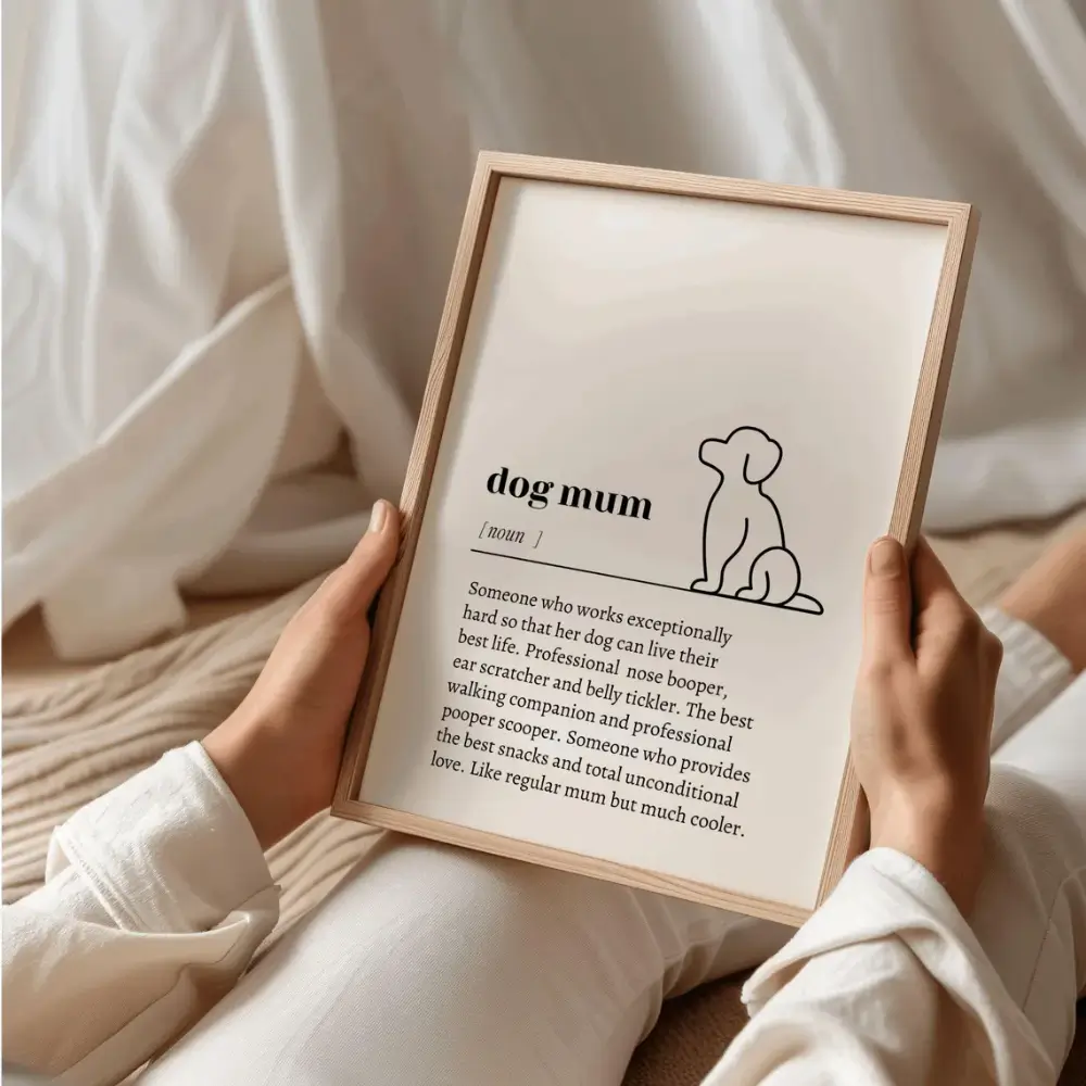 Dog Mum Definition Print