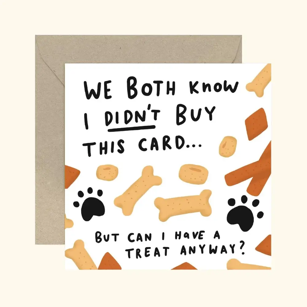 Old English Co. Funny Birthday Card. Best dog mom gifts