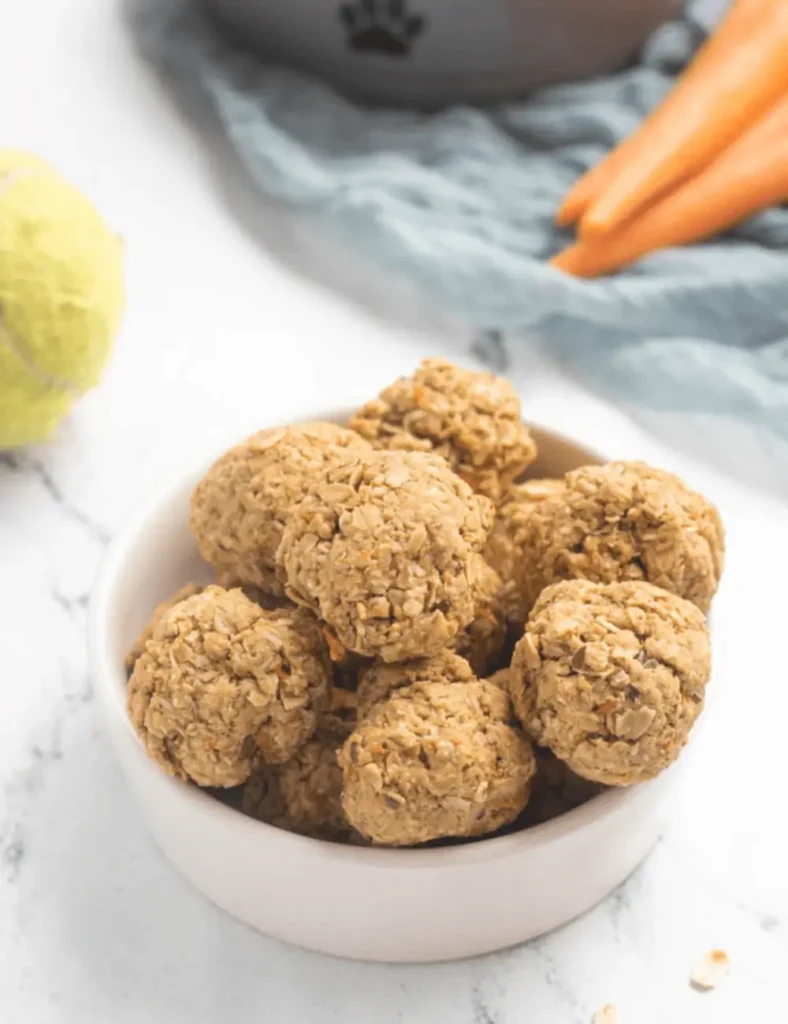 Peanut Butter Oatmeal Dog Treats (vegan)